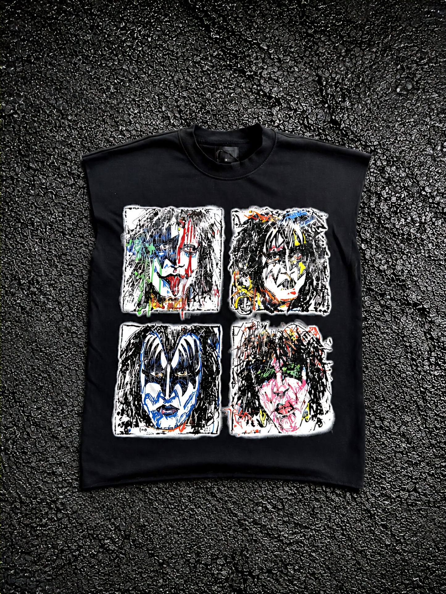 Rich Oni Kiss Global Saints Tour Sleeveless T-shirt