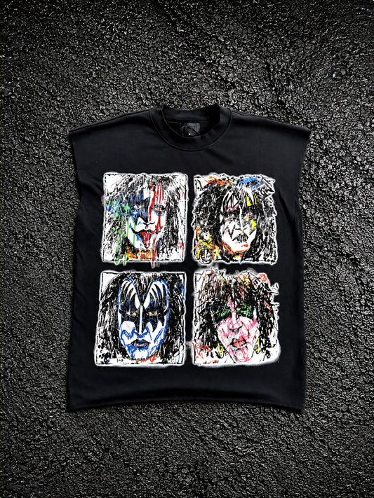 Rich Oni Kiss Global Saints Tour Sleeveless T-shirt