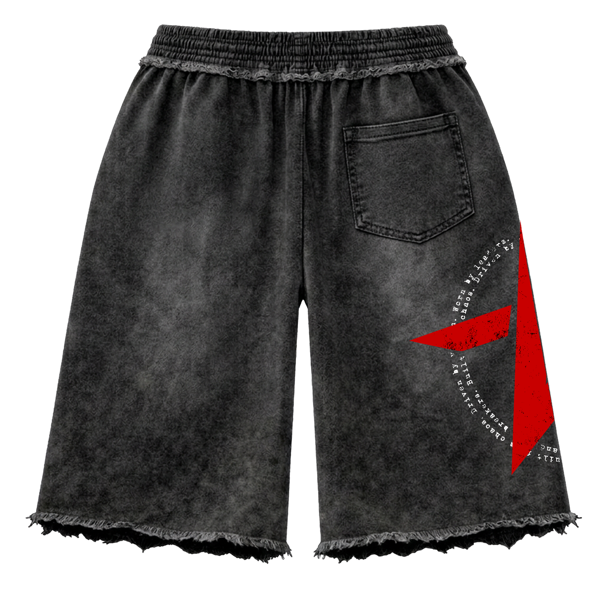 Wknd Riot Chaos Definition Luxury Baggy Shorts
