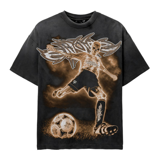 Evil Vice Kick Off  Heavyweight Rhinestone T-shirt