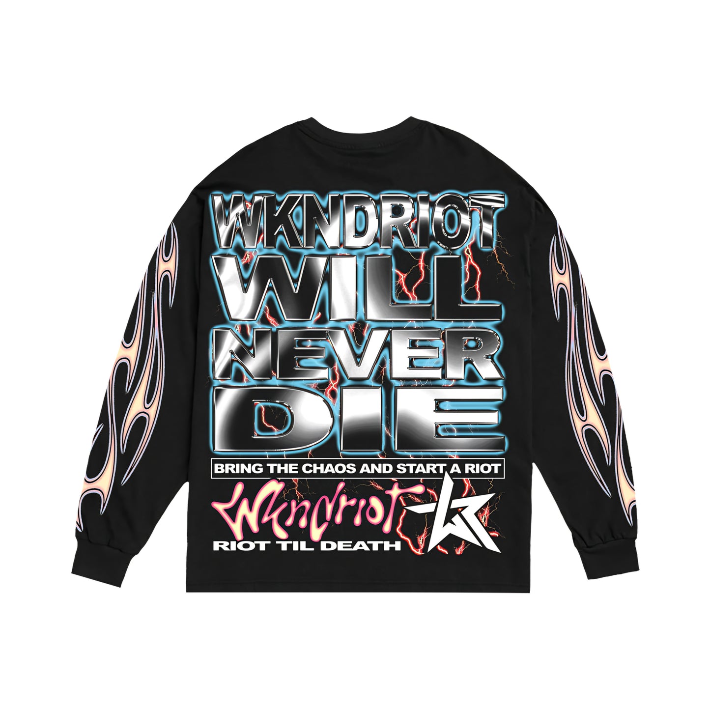 Wknd Riot Never Die Long Sleeve