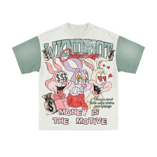 Wknd Riot Tiny Toons Money Is The Motive Luxury T-shirt
