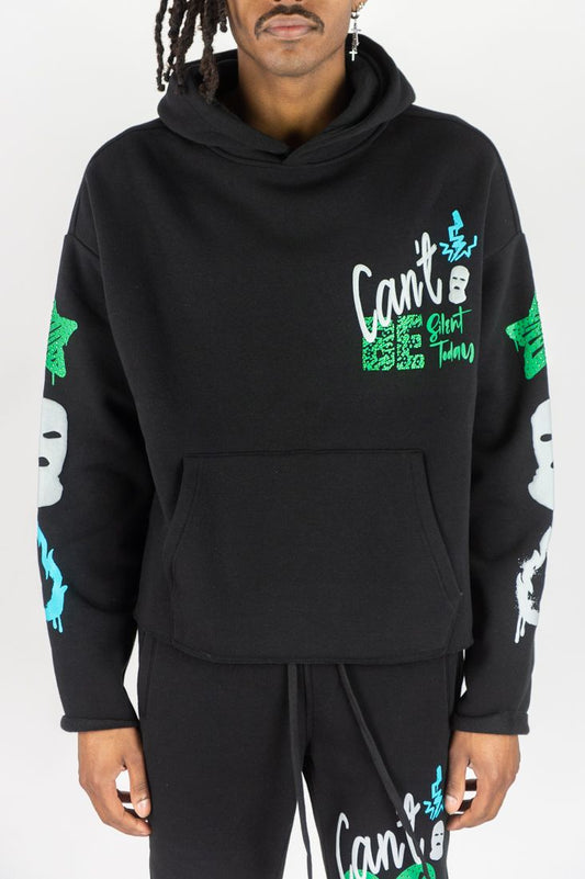 Rebel Minds Can't Be Rhinestone Hoodie