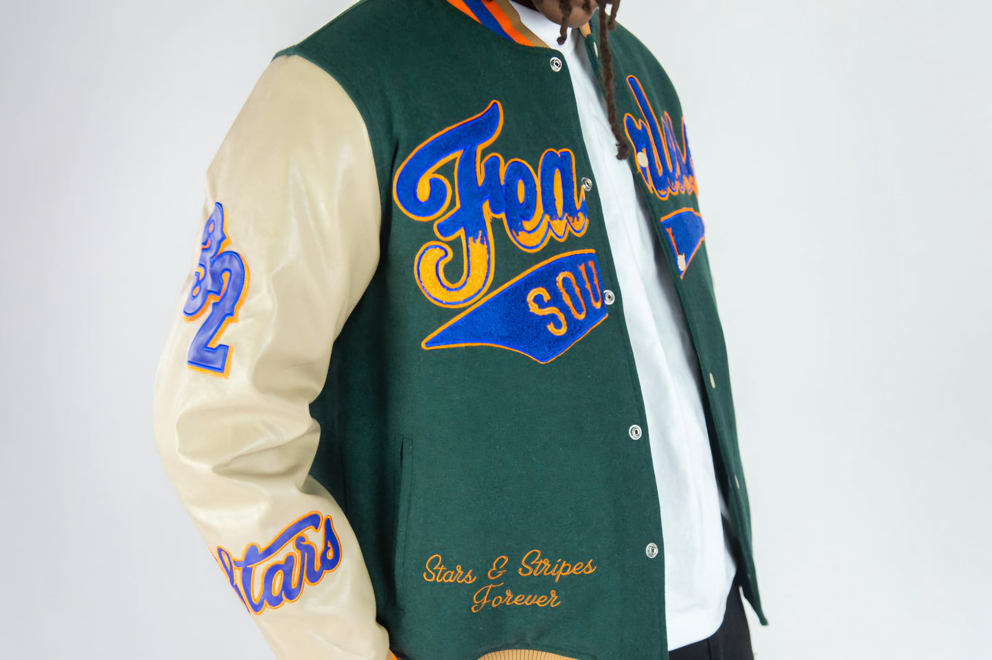 Rebel Minds Fearless Letterman Jacket