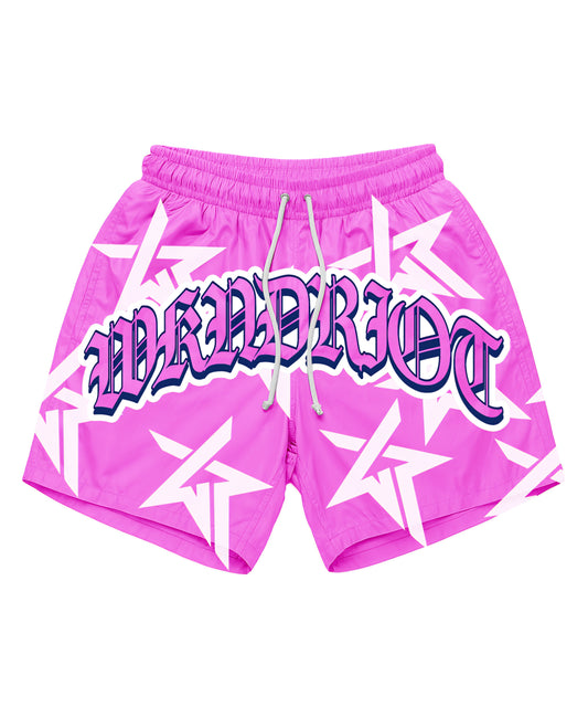 Wknd Riot Barbie Luxury Swim Shorts