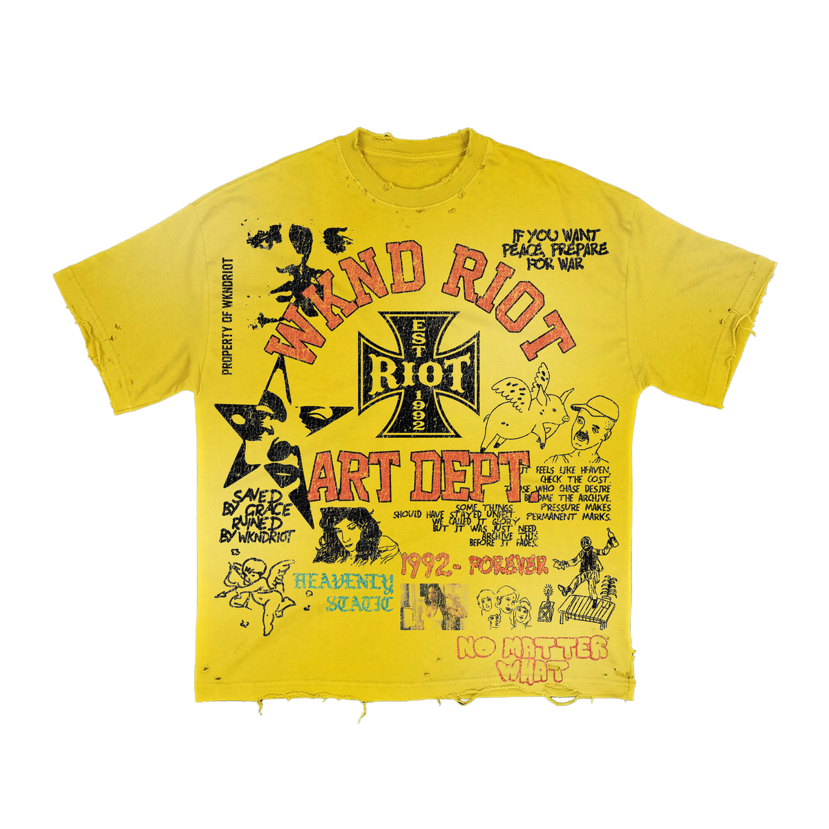 Wknd Riot Art Department Luxury T-shirt