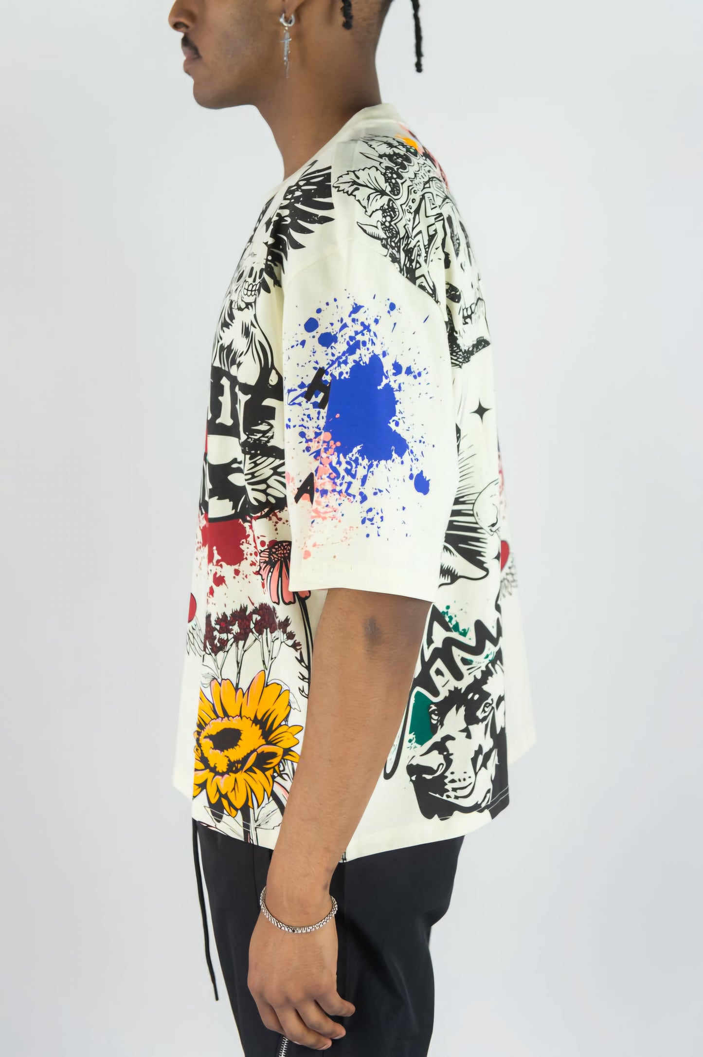Rebel Minds Saint All Over T-shirt