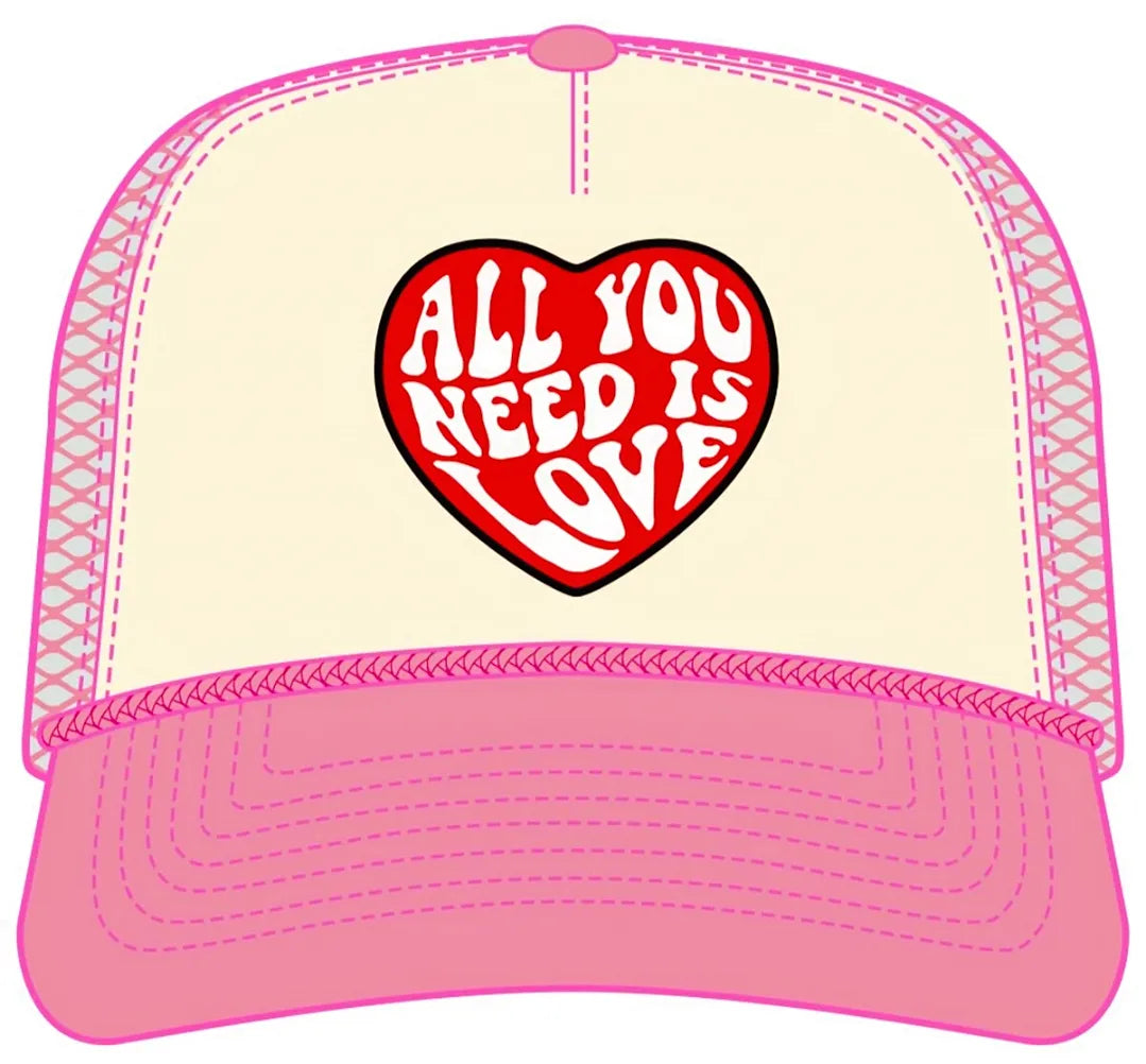 Muka All You Need Trucker Hat (Pink)