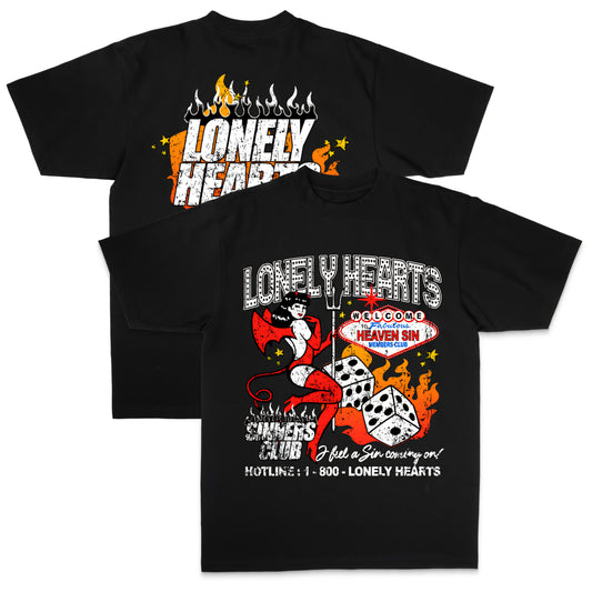 Lonely Hearts Club Sinners Club  Premium T-shirt