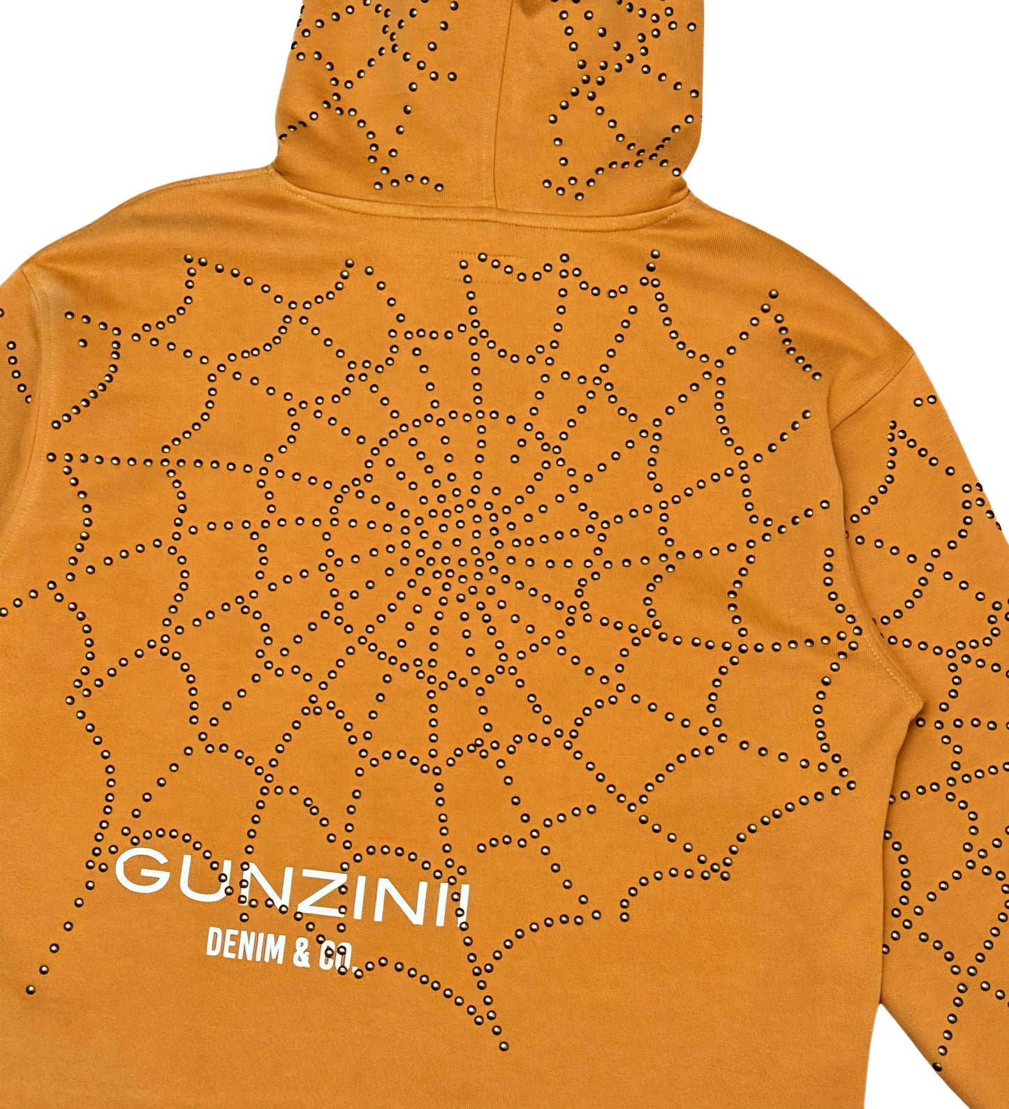 Gunzinii Metal Web Cropped Hoodie