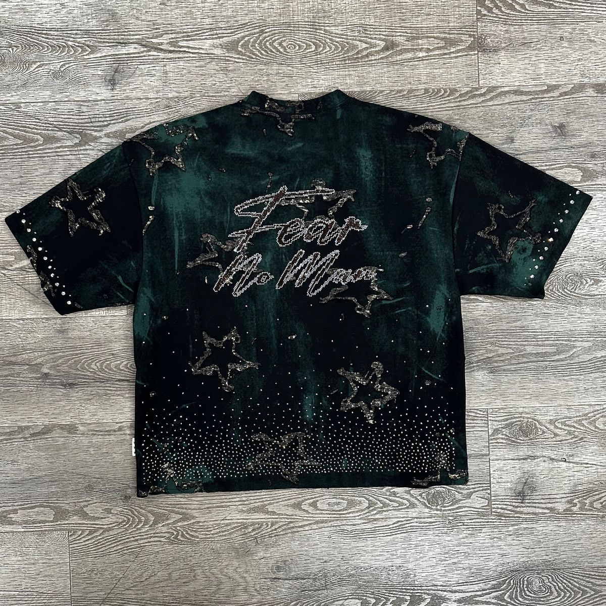 BKYS Fear No Man Rhinestone Cropped T-shirt