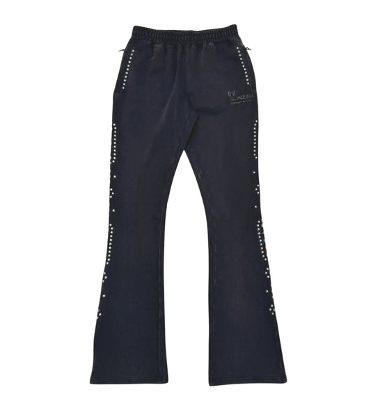 Gunzinii Studded Stacked Sweatpants