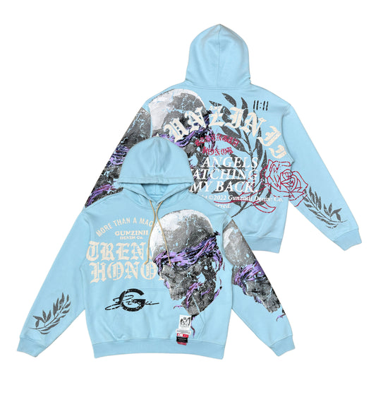 Gunzinii Blind To The Fake Hoodie (Blue)