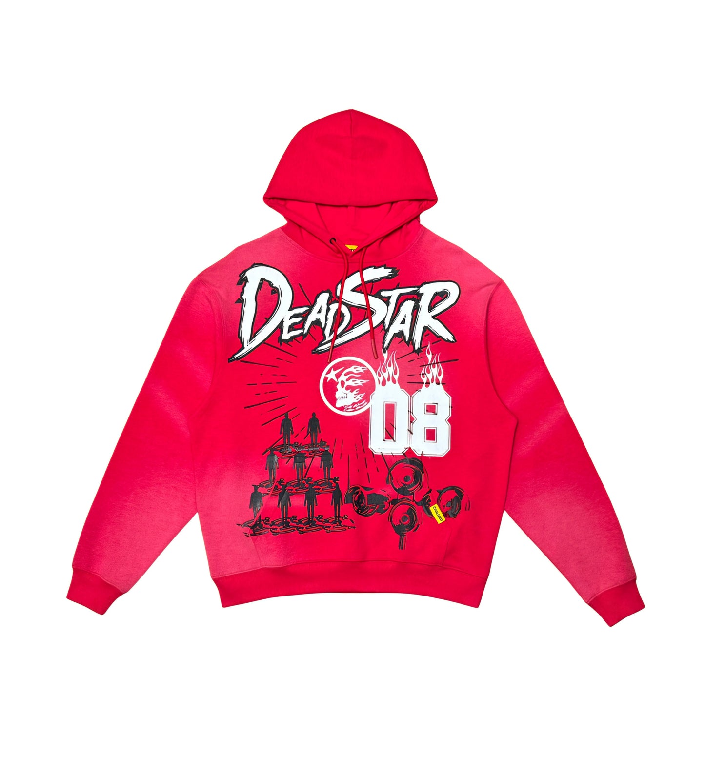 Civilized Dead Star Hoodie (Red)