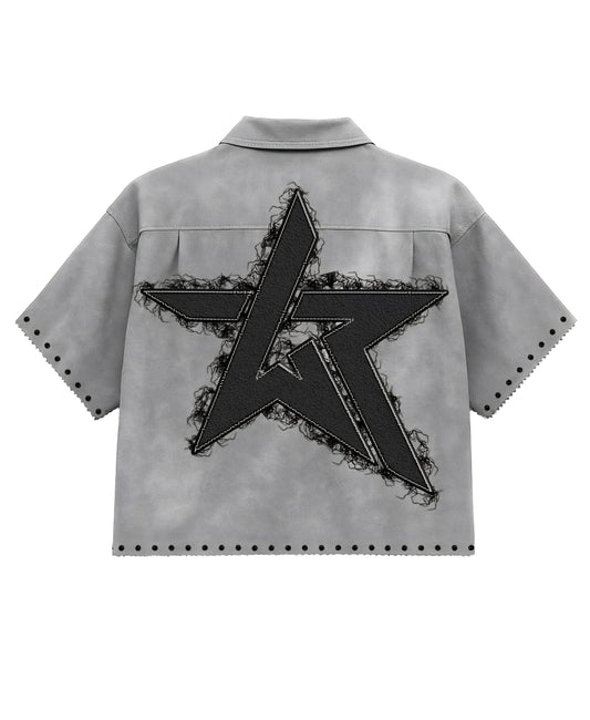 Wknd Riot Start The Riot Button Up T-shirt