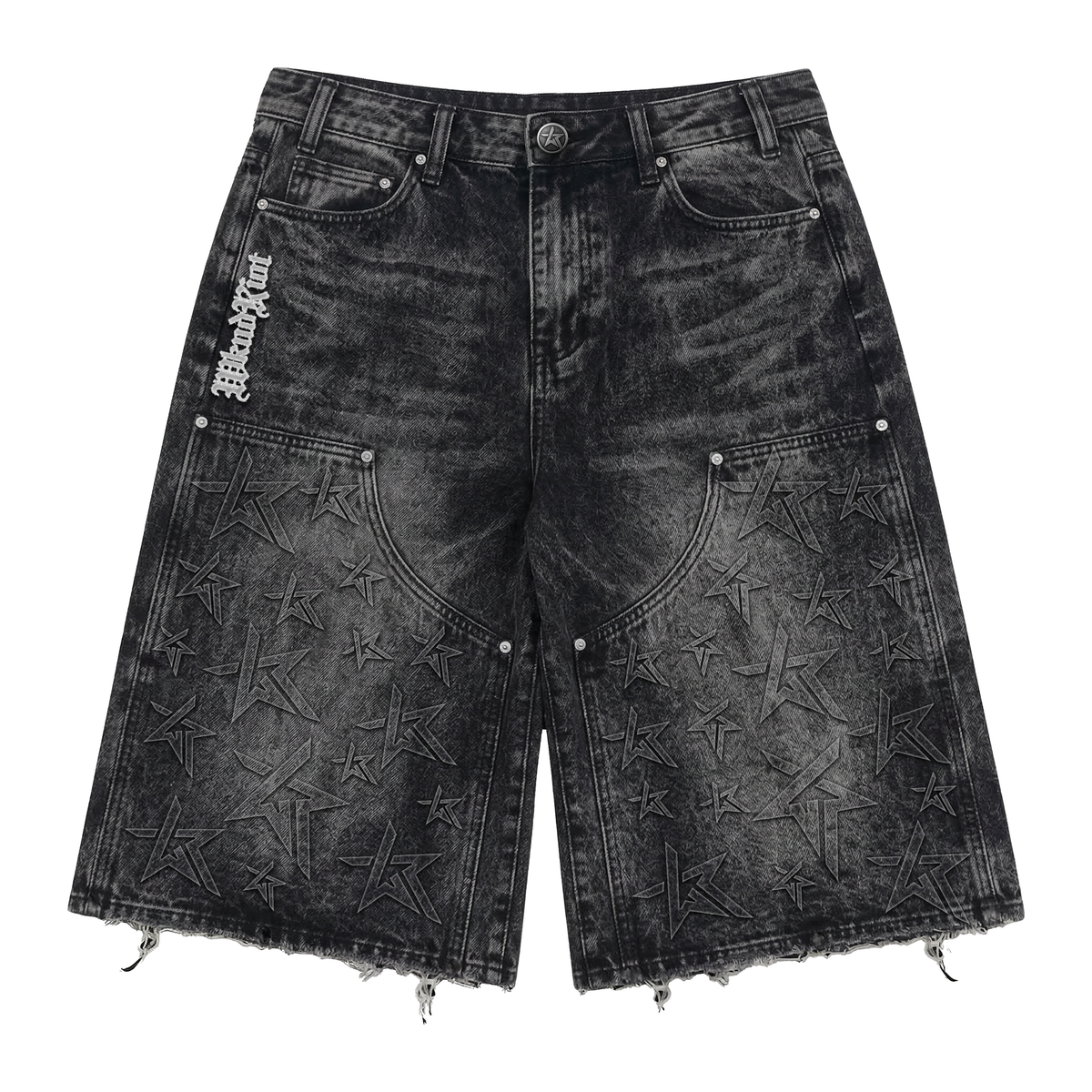 Wknd Riot Blade Denim Shorts