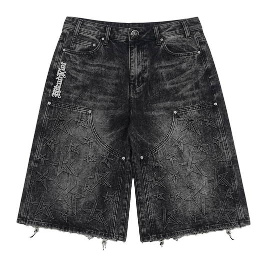 Wknd Riot Blade Denim Shorts