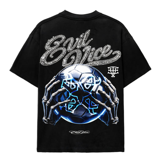 Evil Vice Let's Play Heavyweight Rhinestone T-shirt