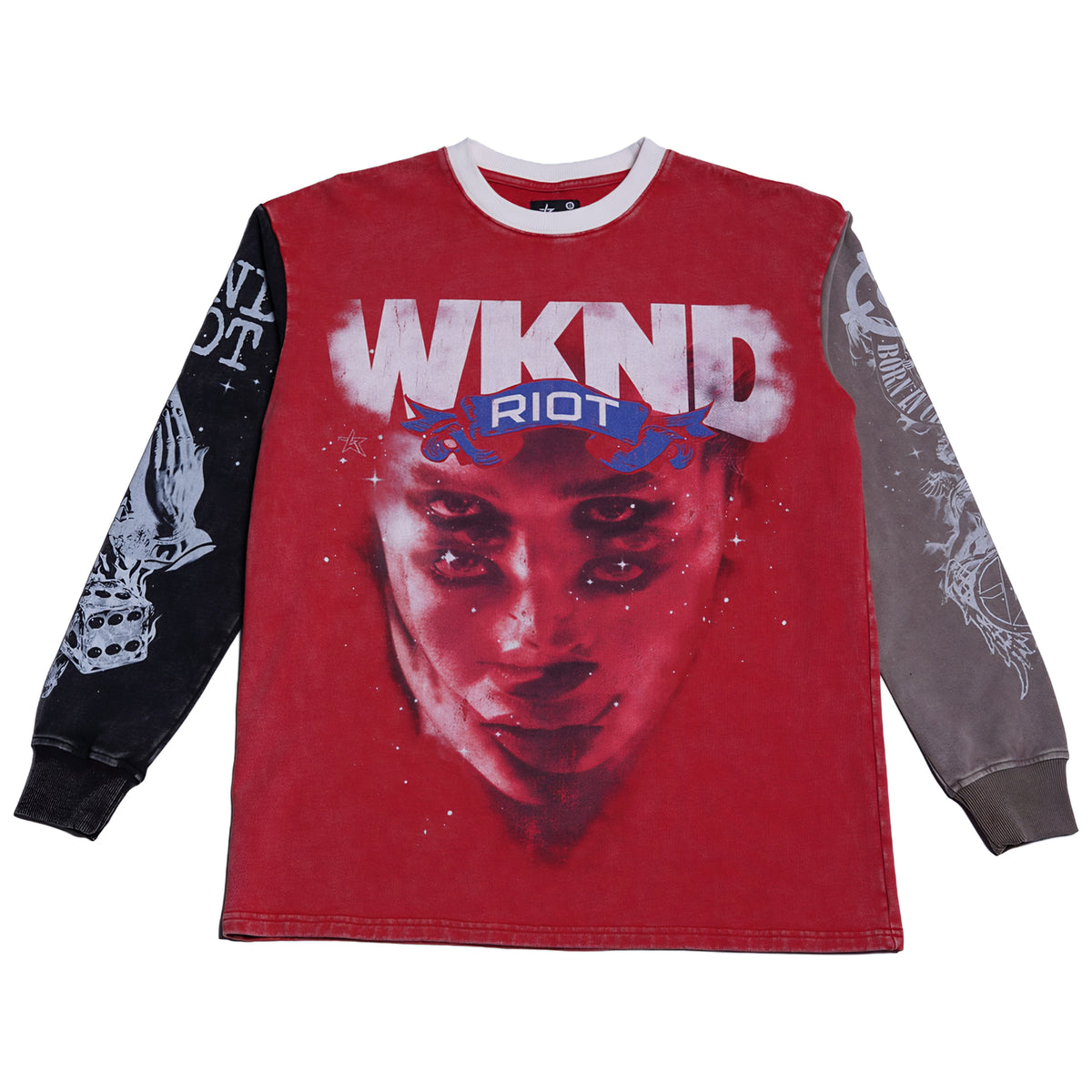 Wknd Riot Embrace The Chaos Long Sleeve T-shirt