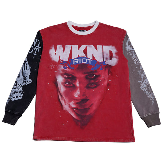 Wknd Riot Embrace The Chaos Long Sleeve T-shirt
