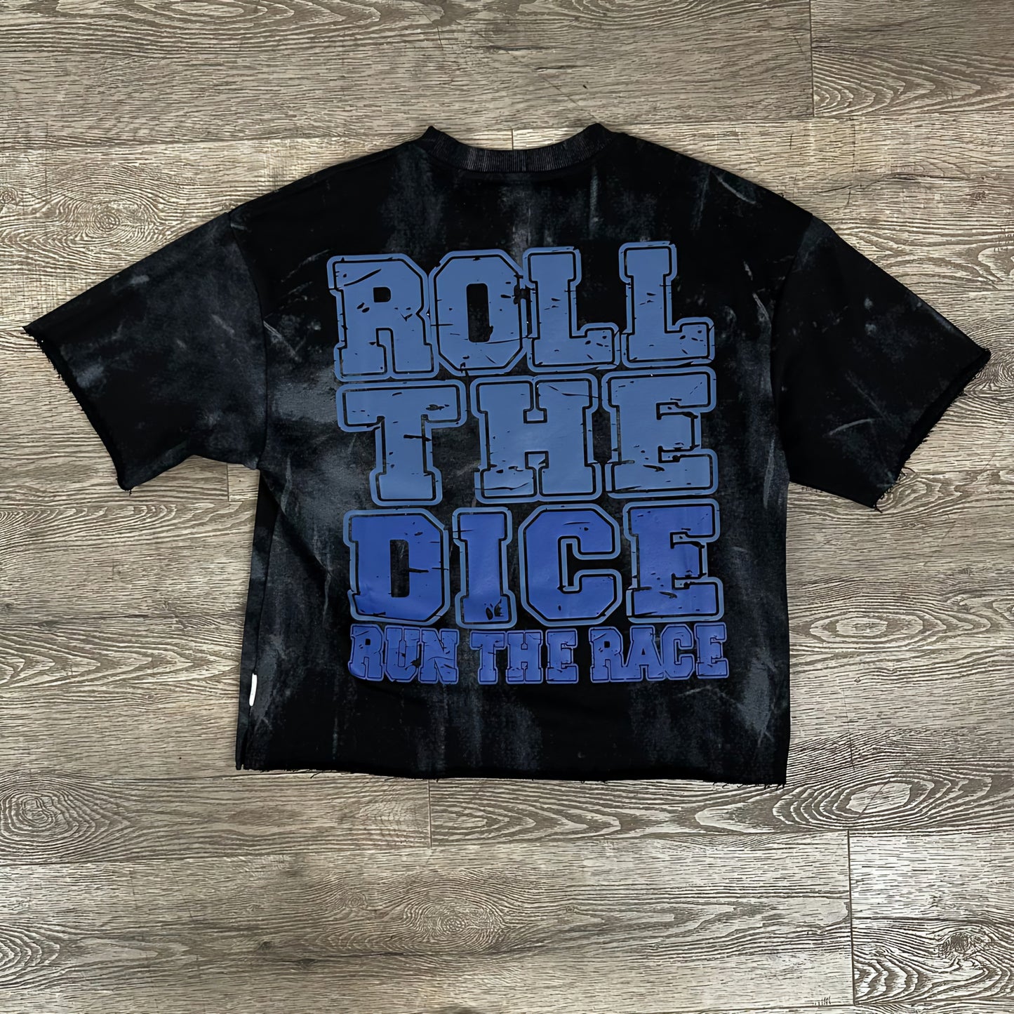 BKYS Roll The Dice Rhinestone Cropped T-shirt (Black)