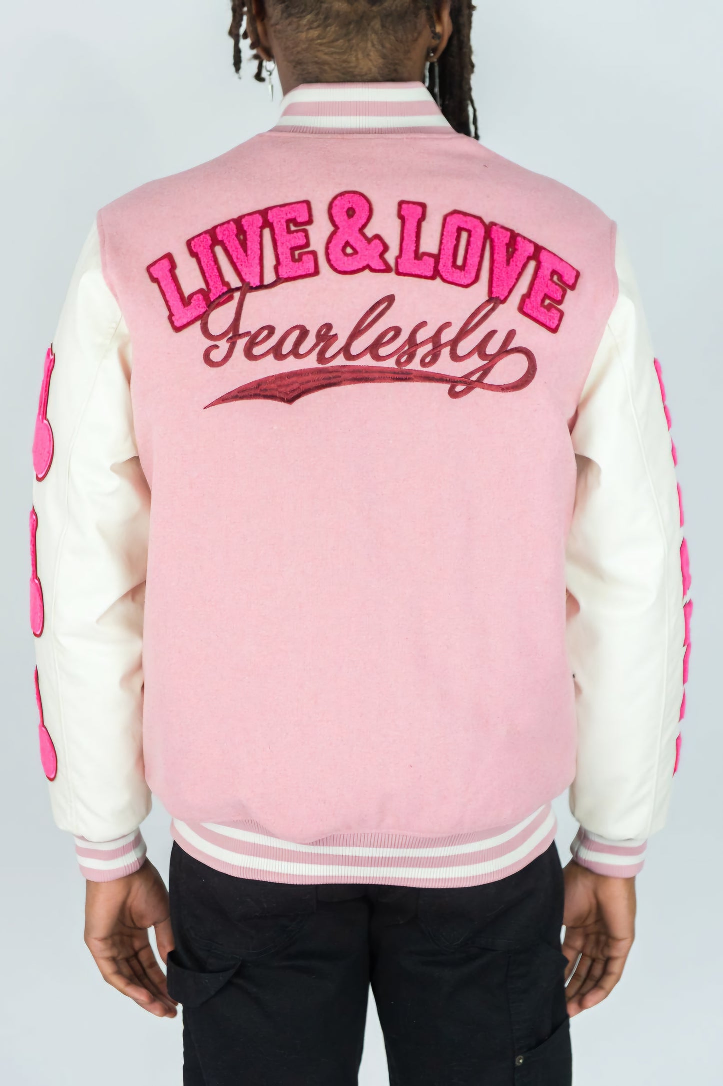 Rebel Minds Live & Love Letterman Jacket