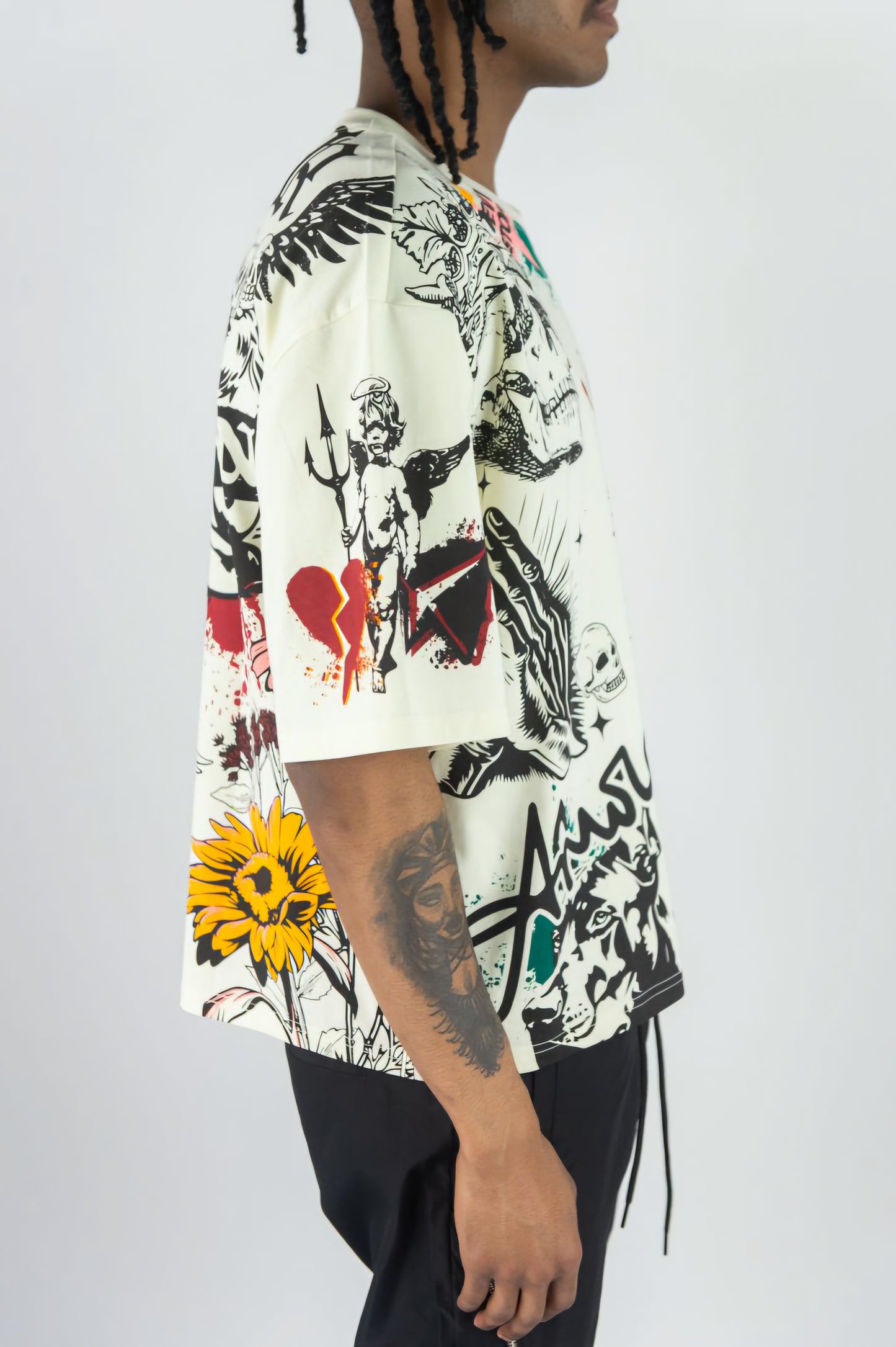 Rebel Minds Saint All Over T-shirt