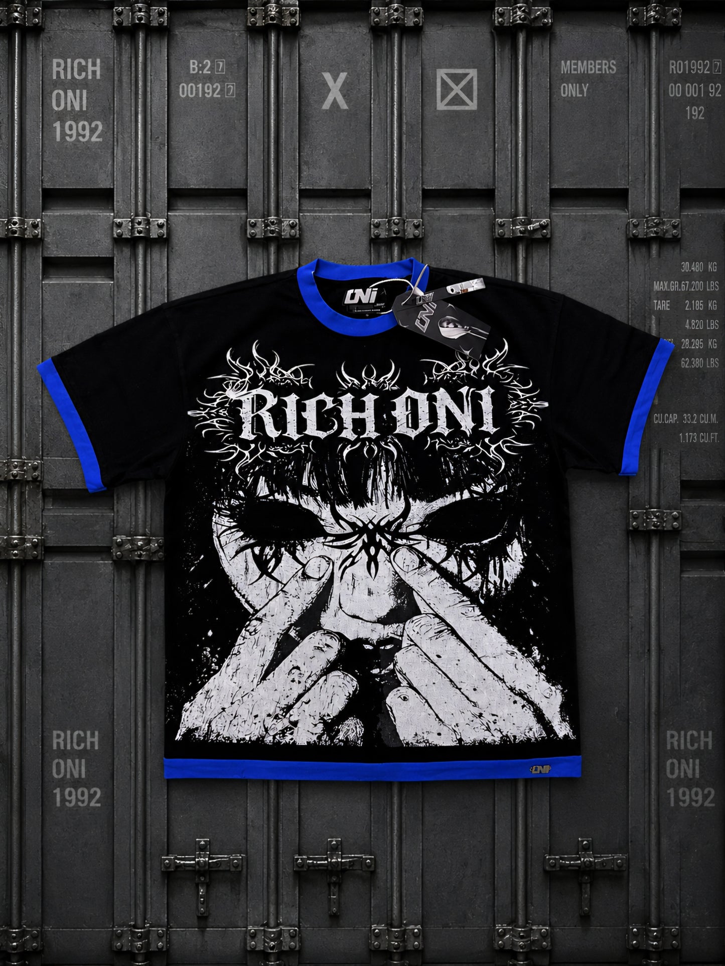 Rich Oni Shadow Face Heavyweight T-shirt