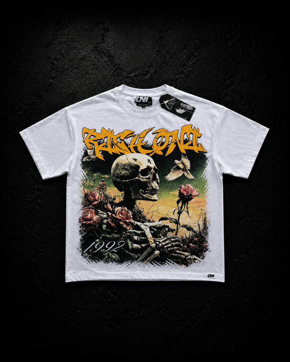 Rich Oni Eternal Bloom Rhinestone T-shirt