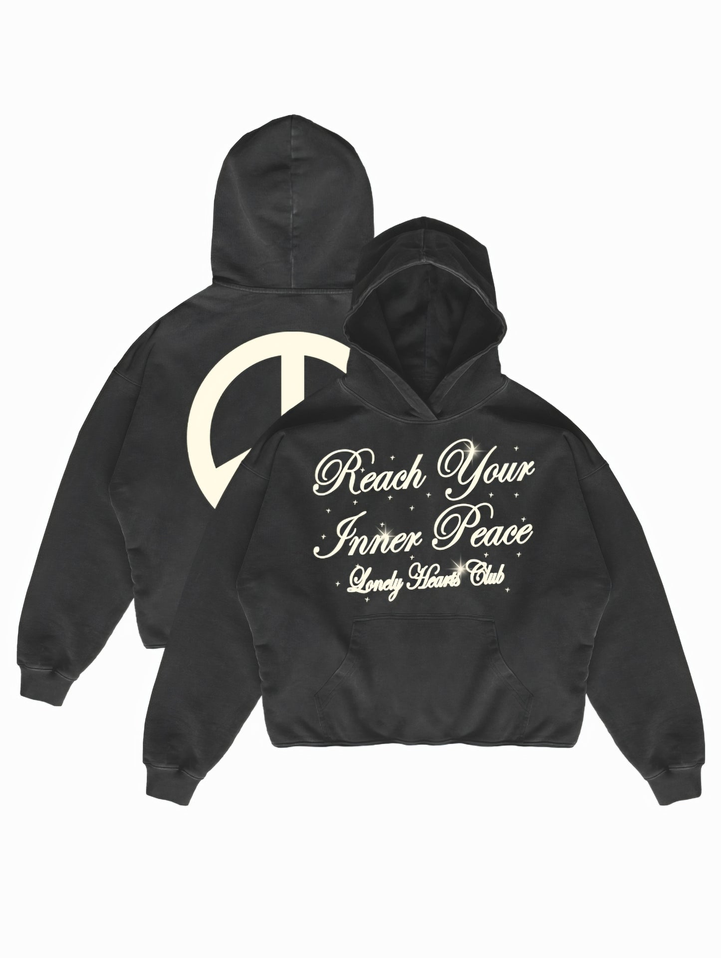 Lonely Hearts Club Inner Peace Premium Cropped Hoodie