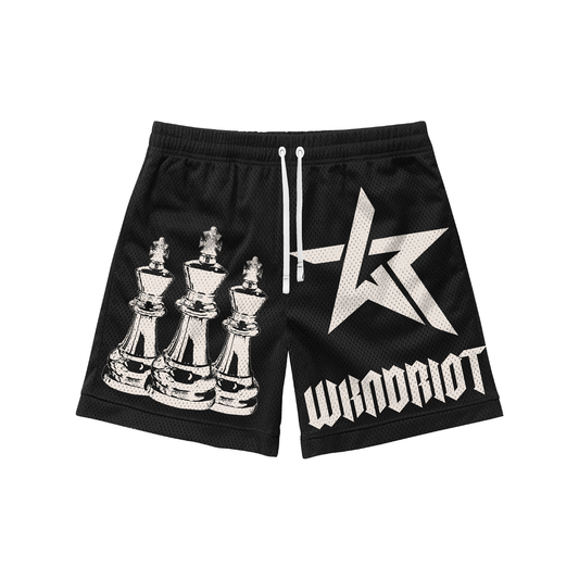 Wknd Riot Chess Kingdom Mesh Shorts