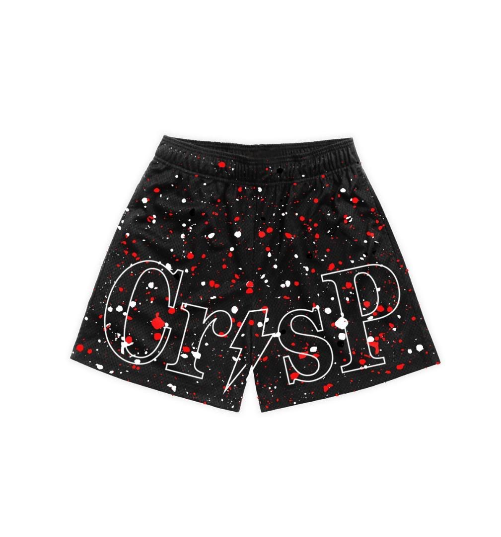 Crisp NYC Paint Splatter Shorts