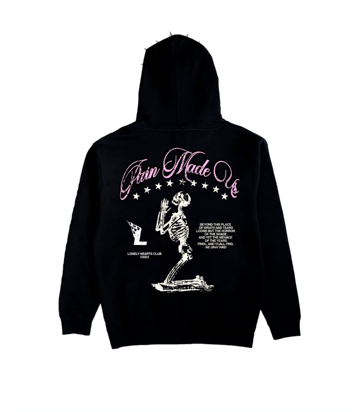 Lonely Hearts Club Pain Made Us Spiked Hoodie