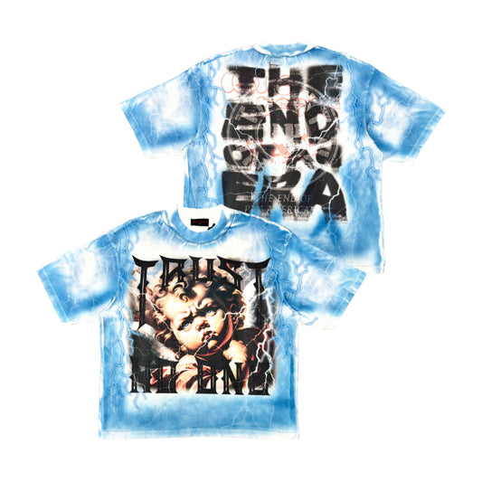 Rare Peace Trust No One Baby Rhinestone T-shirt