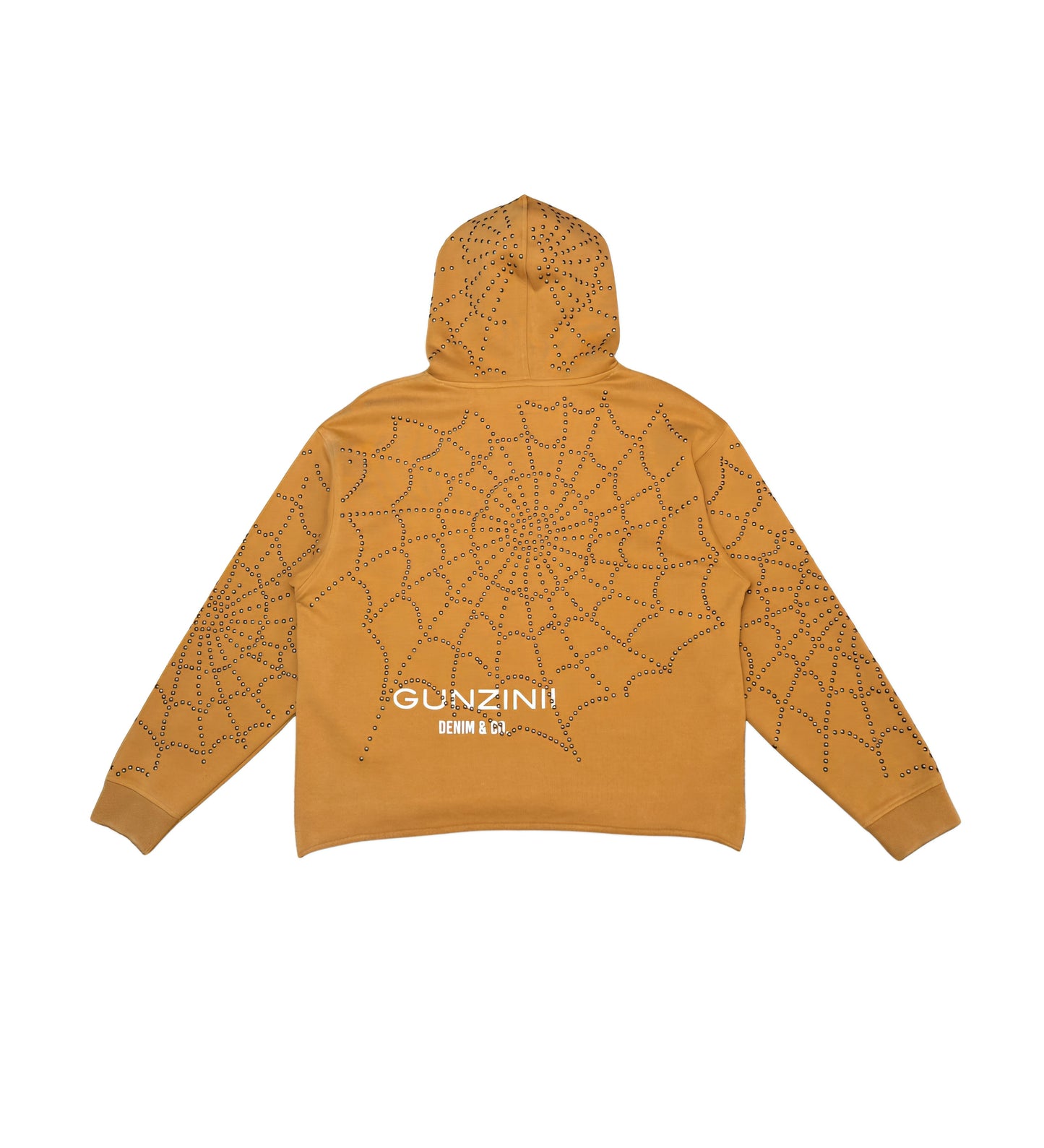 Gunzinii Metal Web Cropped Hoodie