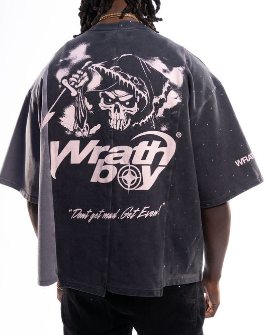 Wrathboy Lone Wolf Rhinestone  T-shirt