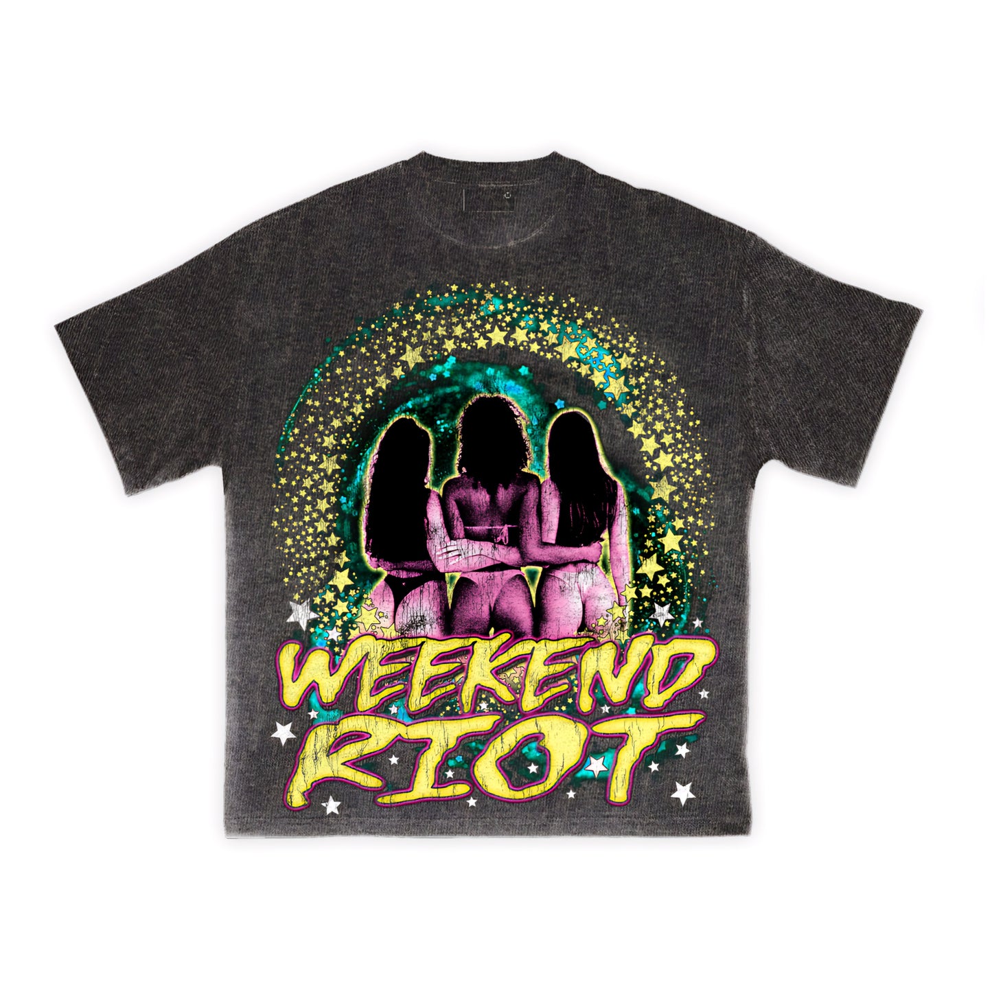 Wknd Riot World Tour T-shirt (Acid Wash)