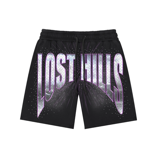 Lost In The Hills The Monster Heavyweight Rhinestone Shorts