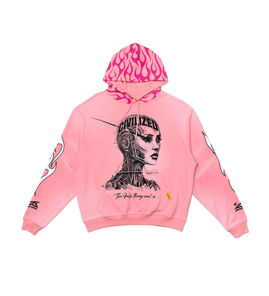 Civilized Artificial Intelligence Hoodie (Pink)