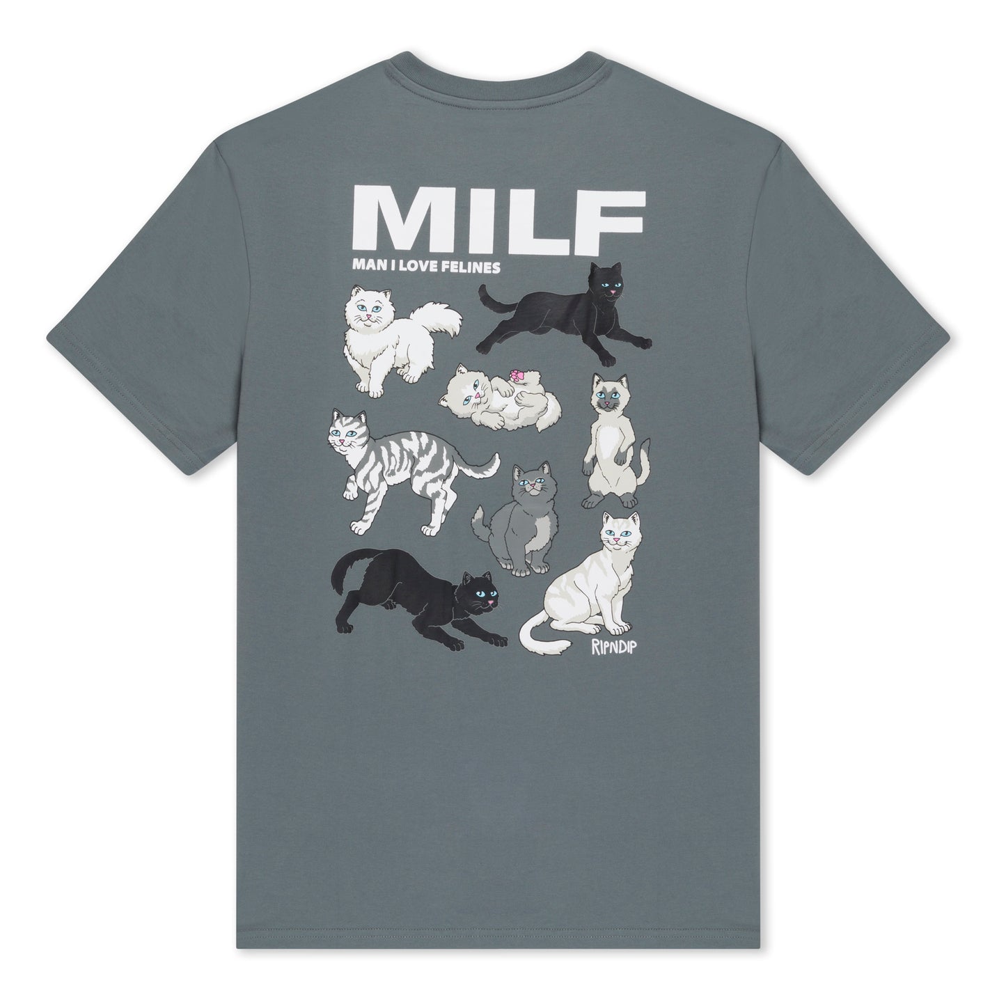 Ripndip M.I.L.F T-shirt (Charcoal)