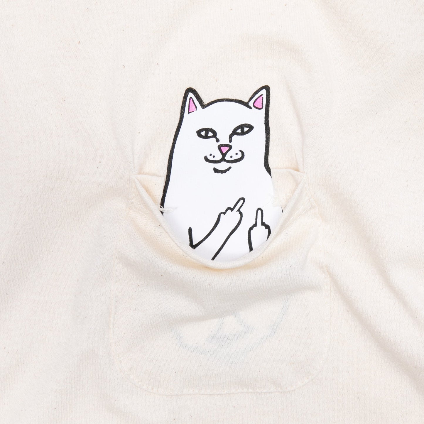 Ripndip Lord Nermal Pocket T-shirt (Natural)