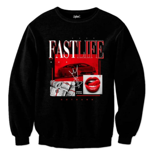 Outrank Fast Life Crew Neck