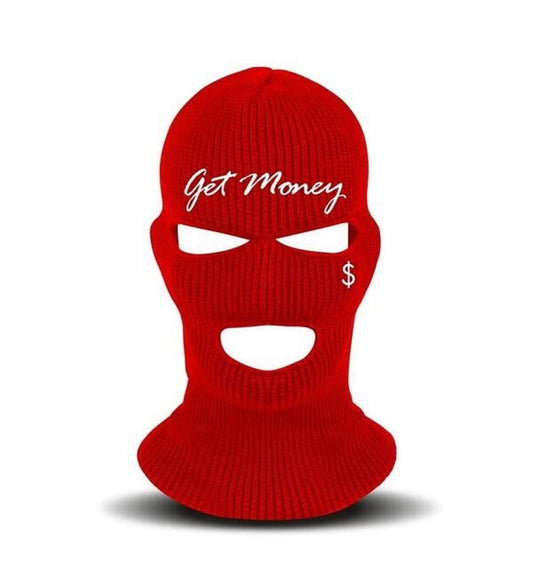 Hasta Muerte Get Money Ski Mask (Red)