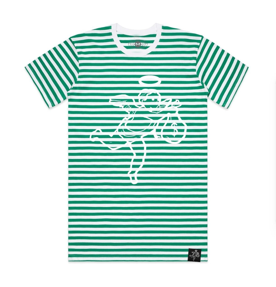 Hasta Muerte Classic Logo Stripe T-shirt