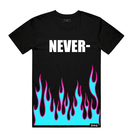 Never Broke Again Never- Flame T-shirt