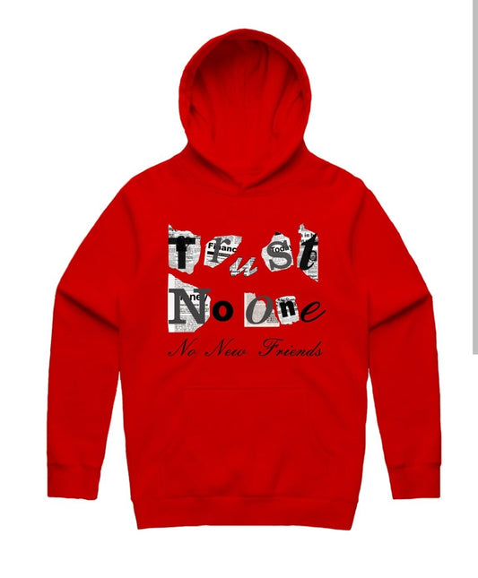 Point Blank Trust No One Hoodie (Red)
