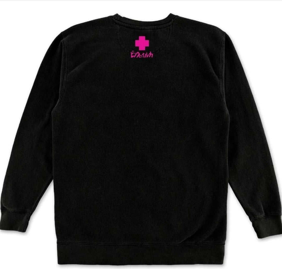Pink Dolphin Ghost Crew Neck