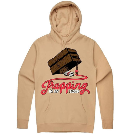 Planet Grapes Trapping In My Blood Hoodie (khaki)