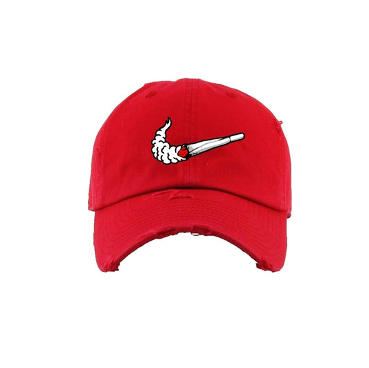 Planet Grapes Just Keep It Lit Dad Hat (Red)