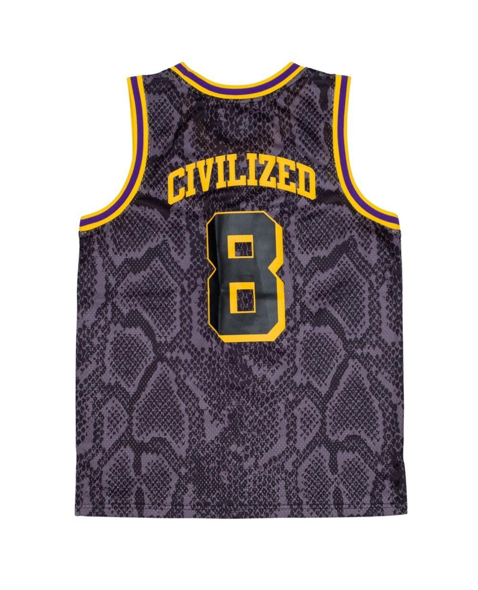 Civilized Black Mamba Basketball Jersey Short Set